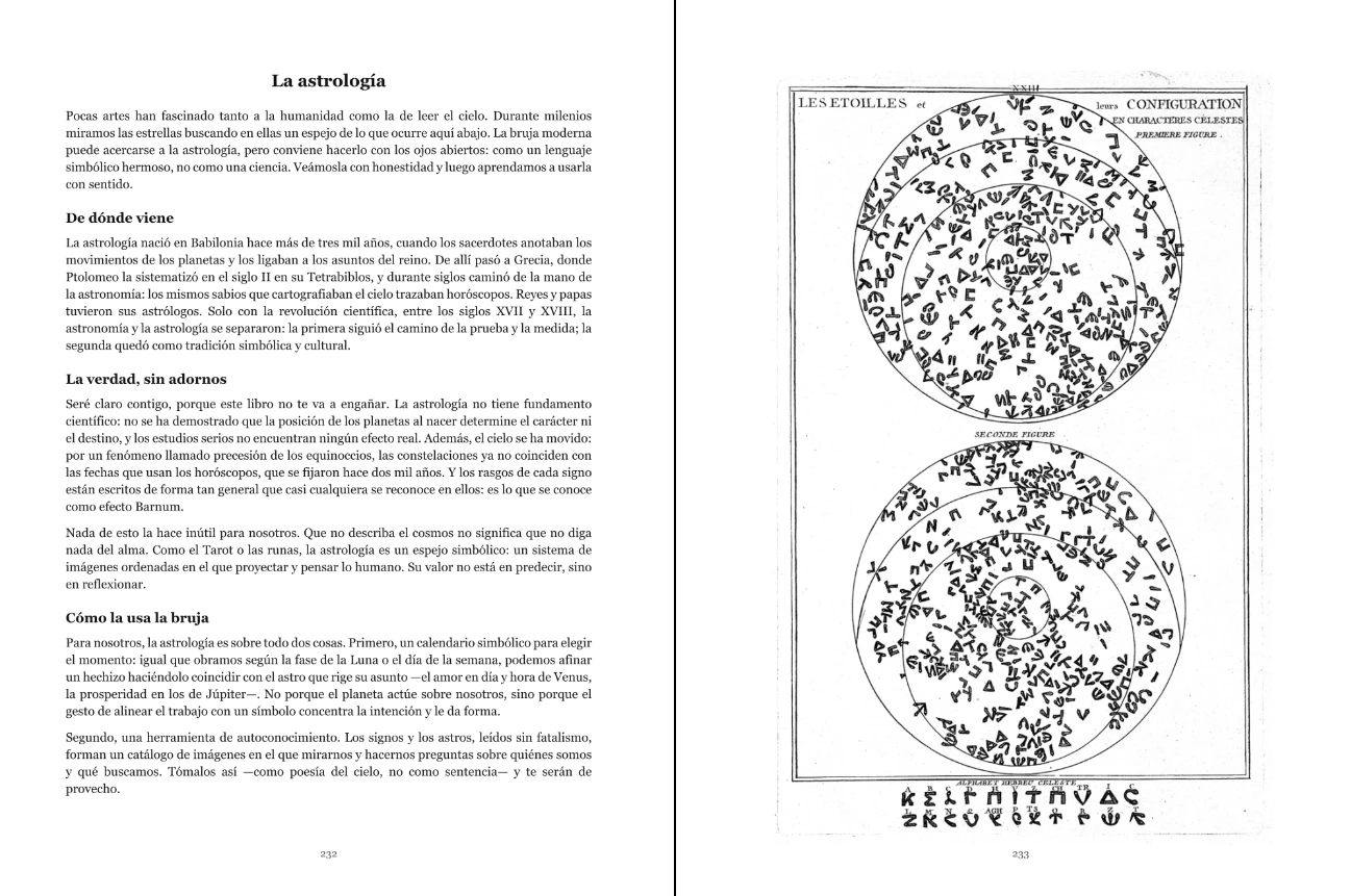 Páginas 232 y 233: la astrología